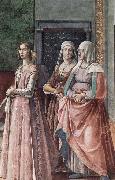 GHIRLANDAIO, Domenico Birth of St John the Baptist France oil painting artist